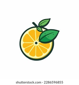 Fresh lemon fruit, vector illustrations