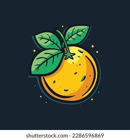 Fresh lemon fruit, vector illustrations