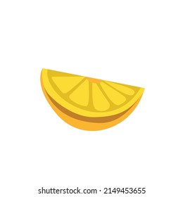 Frutas frescas de limón, colección de ilustraciones vectoriales, lonchas de limón. Iconos vectoriales de cítricos frescos.