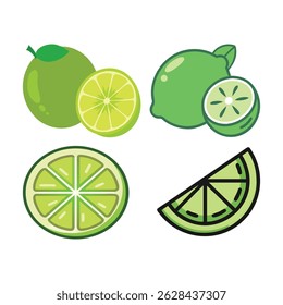 Fresh Lemon fruits, lemon half