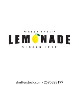 Fresh lemon fruits logo, lemon lime logo vector illustrations