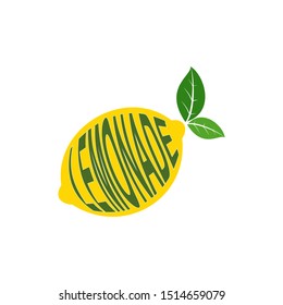 fresh lemon fruits logo vector