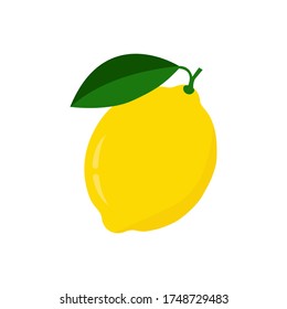 Fresh lemon icon vector illustrations