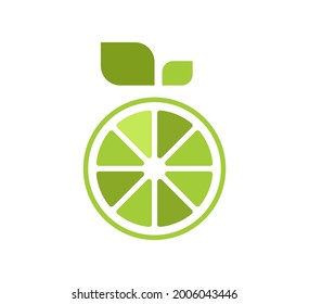 fresh lemon logo vector design template