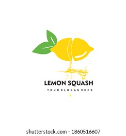 Fresh Lemon einfaches Logo ist geeignet für Getränke Logos, Marken, Embleme, etc.