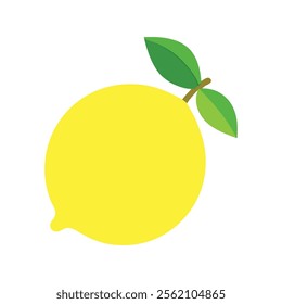 fresh lemon stock vector design minimalistic isola art