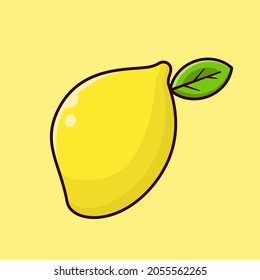 Fresh lemon vector. Eps 10