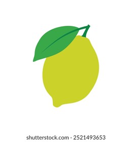Fresh Lemon Vector Illustration for Vibrant Citrus Graphics