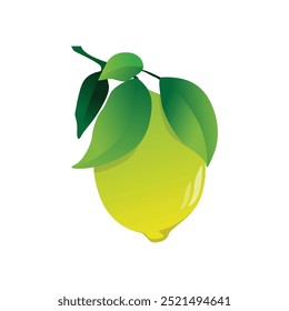 Fresh Lemon Vector Illustration for Vibrant Designs