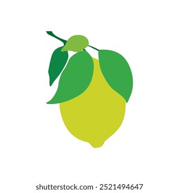 Frische Zitronen-Vektorgrafik für lebendige Designs