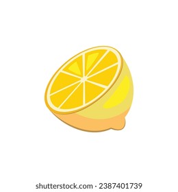 fresh lemon vector type icon