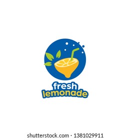 Fresh lemonade lime lemon drink logo icon