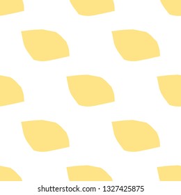 Fresh lemons  abstract background. Poster, card, textile, wallpaper template. yellow ñolor. Decorative background with repeating citrus 