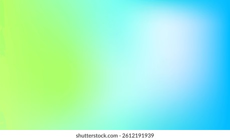 Fresh light blue and green gradient with a soft, airy blend—ideal for eco, wellness, or refreshing design concepts.