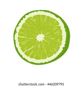 Fresh Lime fruit. 