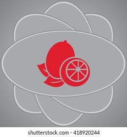 Fresh limes with leaves vector icon