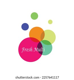 Fresh logo icon and symbol vector flat design template
