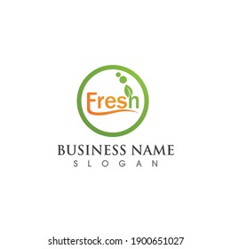 Fresh logo and symbol  template design