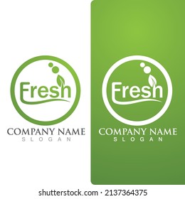 Fresh logo and symbol  template design