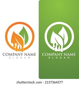 Nuevo diseño de logotipo y plantilla de símbolos