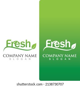 Fresh logo and symbol  template design