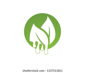 Fresh logo vector icon template