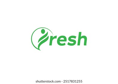 Fresh Logo. word Fresh icon. Creative Logo concept for Restaurant, Organic Food Shop. Fresh Word Typography logo, Fresh fruits logo design
