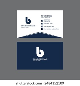 Frisch aussehende schlichte moderne Vektorgrafik Horizontale Namenskarte, Visitenkarte oder Visitenkarte Design.