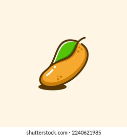 FRESH MANGO CARTOON DESIGN LOGO