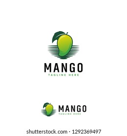 Fresh Mango Fruit logo designs vector, Fruit Store logo