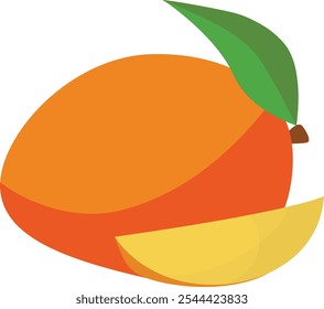Frische Mango Fruit Vektor Kunstwerk für Designer