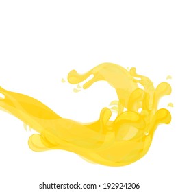 Fresh Mango juice splash