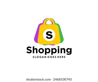 Diseño de logotipo de mercado fresco, diseño de logotipo de tienda de Gradient