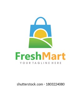 Fresh Market Logo design vector