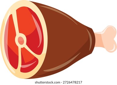 Frischfleisch Knochen Rippe Symbol