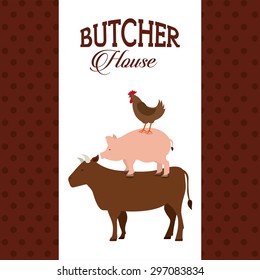 fresh meat design, vector illustration eps10 graphic 