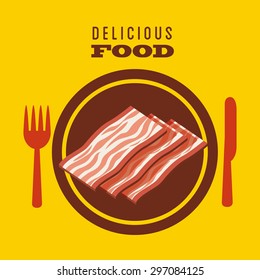 fresh meat design, vector illustration eps10 graphic 