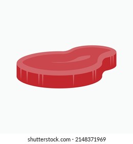 Fresh Meat Icon. Beef, Steak - Vector.