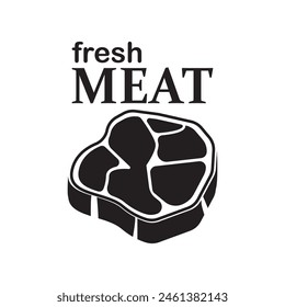 FRESH MEAT ICON VECTOR ILLUSTRATION SYMBOL DESIGN