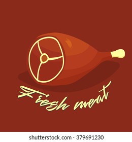 Fresh meat leg