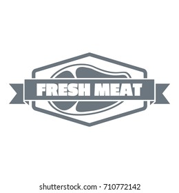 Fresh meat product logo. Simple illustration of fresh meat product vector logo for web design isolated on white background