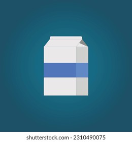 Fresh milk carton box package, Blank packaging box for milk, Milk pack vector, Milk box vector, 