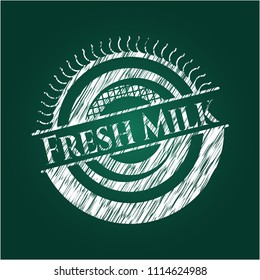Fresh Milk chalk emblem