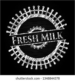 Fresh Milk chalk emblem