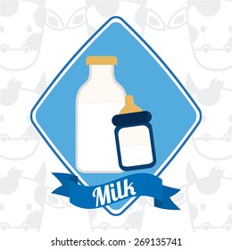 fresh milk design, vector illustration eps10 graphic