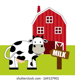 fresh milk design, vector illustration eps10 graphic