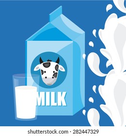 fresh milk design, vector illustration eps10 graphic 