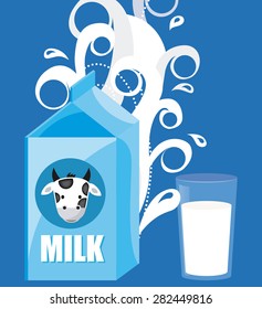 fresh milk design, vector illustration eps10 graphic 