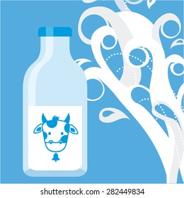 fresh milk design, vector illustration eps10 graphic 