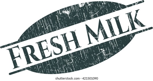Fresh Milk grunge stamp